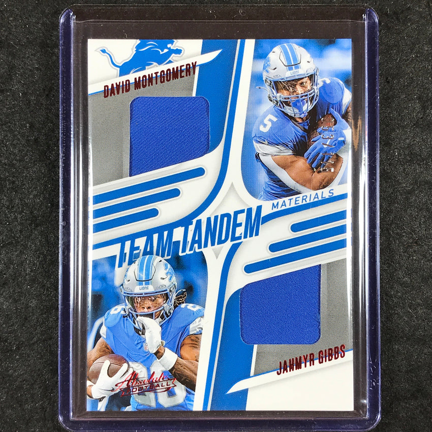 2025 Absolute Football MONTGOMERY GIBBS Team Tandem Materials Jersey 53/115