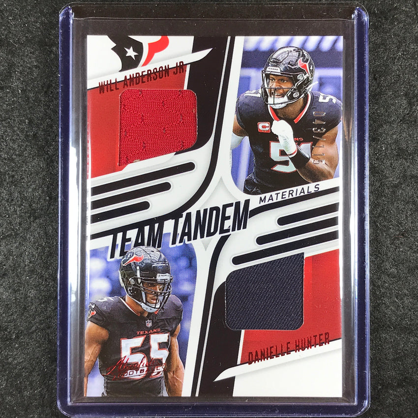 2025 Absolute Football ANDERSON JR. HUNTER Team Tandem Materials Jersey 43/115