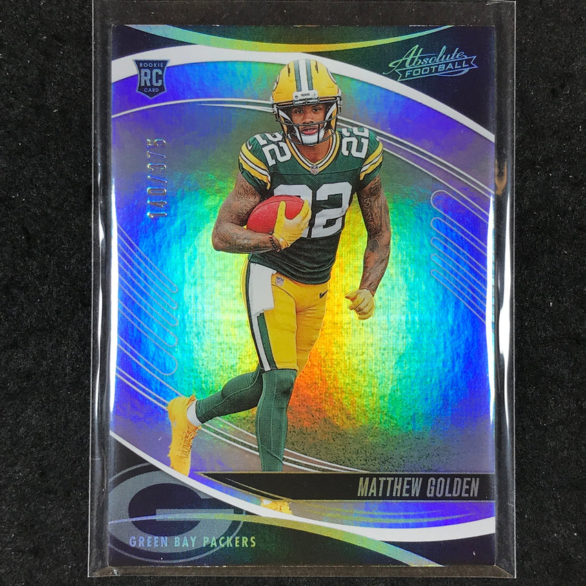 2025 Absolute Football MATTHEW GOLDEN Rookie Base Silver Spectrum /375 #158