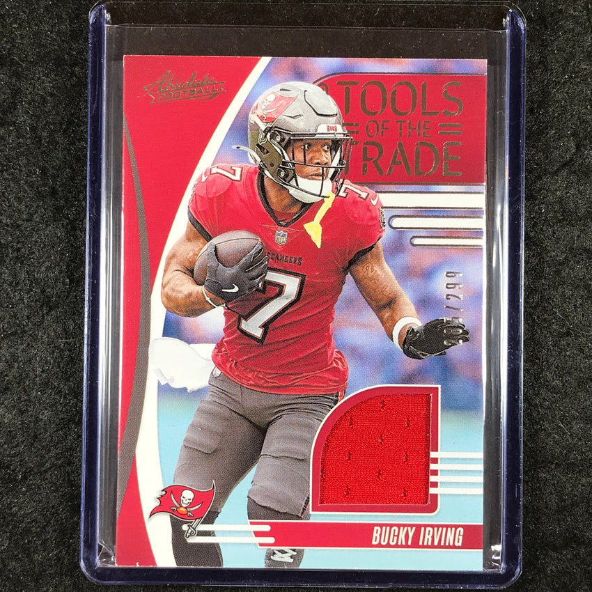 2025 Absolute Football BUCKY IRVING Tools of the Trade Jersey Relic 285/299