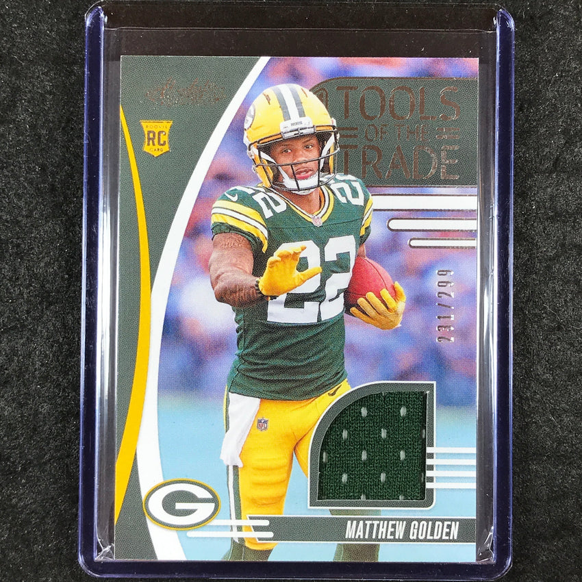 2025 Absolute Football MATTHEW GOLDEN Tools of the Trade Rookie Jersey 231/299