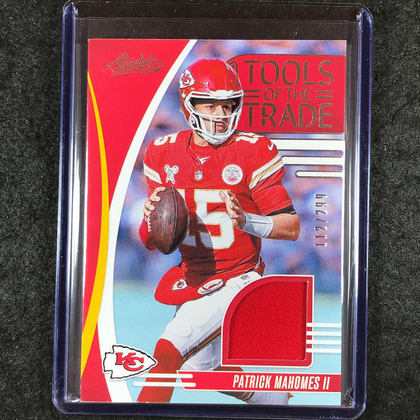 2025 Absolute Football PATRICK MAHOMES II Tools of the Trade Jersey 112/299