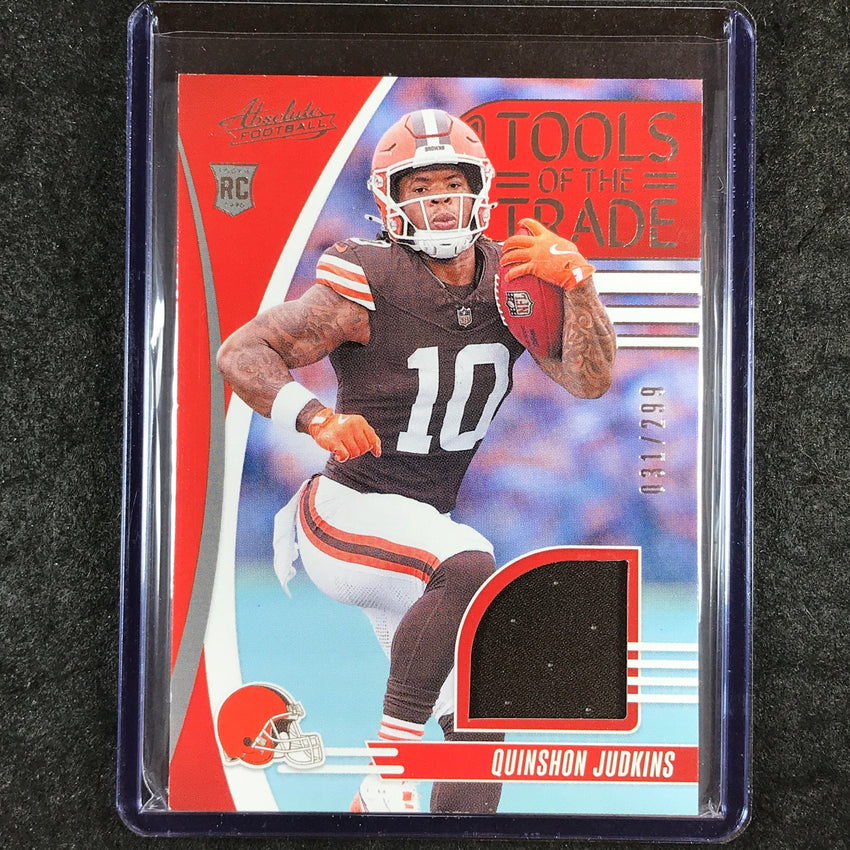 2025 Absolute Football QUINSHON JUDKINS Tools of the Trade Rookie Jersey 31/299