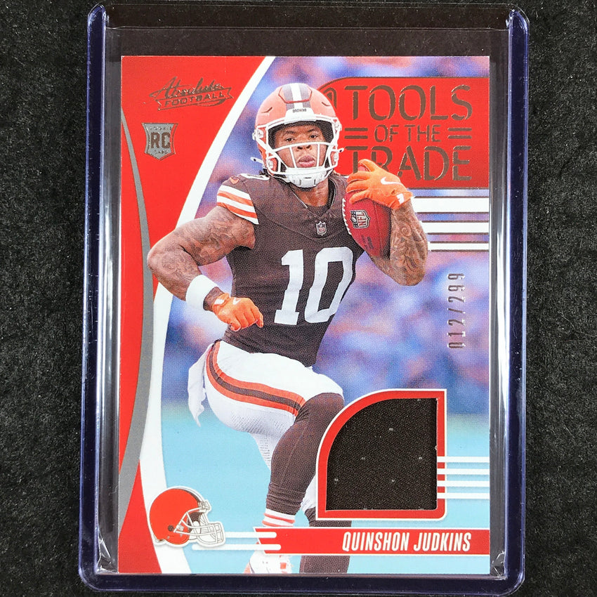 2025 Absolute Football QUINSHON JUDKINS Tools of the Trade Rookie Jersey 12/299