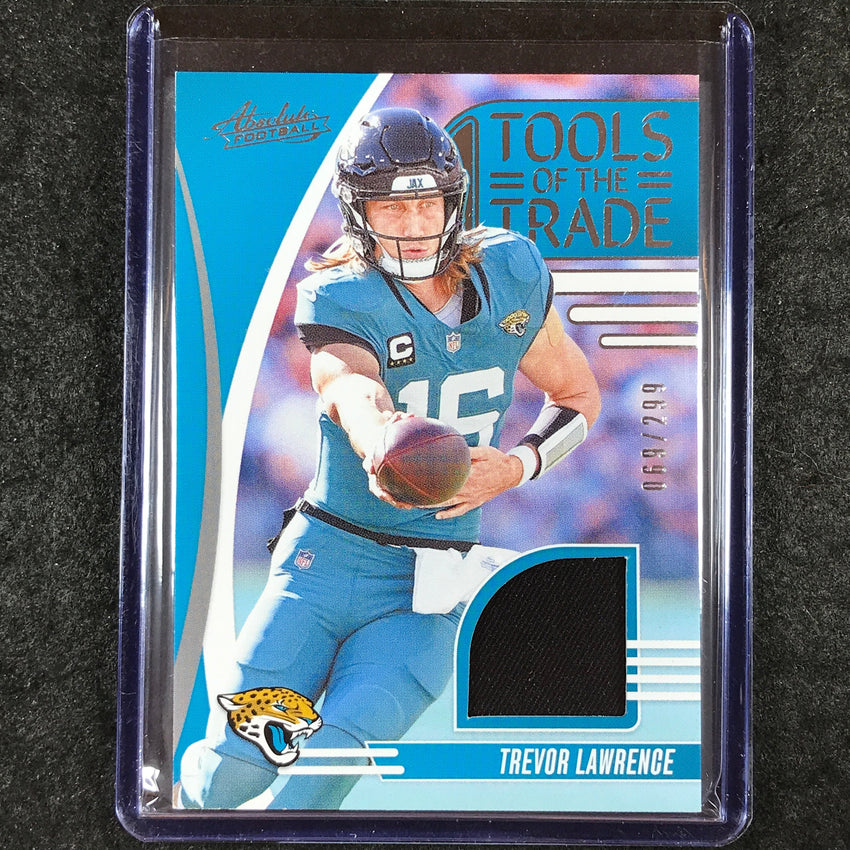 2025 Absolute Football TREVOR LAWRENCE Tools of the Trade Jersey Relic 69/299