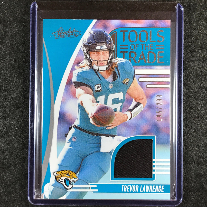 2025 Absolute Football TREVOR LAWRENCE Tools of the Trade Jersey Relic 195/299