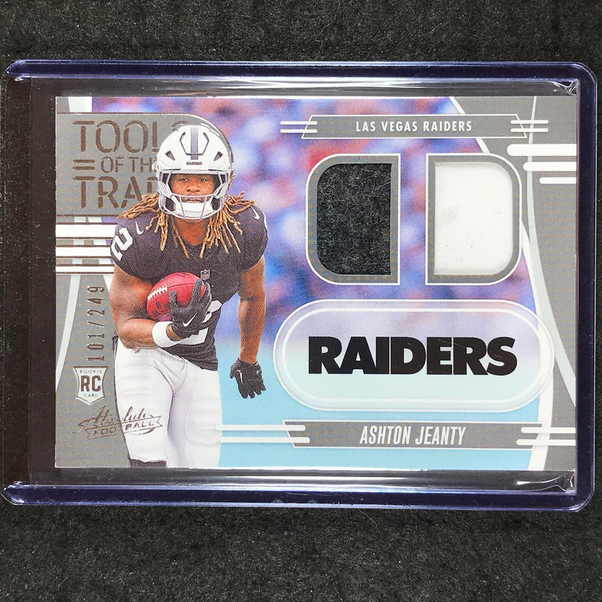 2025 Absolute ASHTON JEANTY Tools of the Trade Rookie Jersey Double 101/249