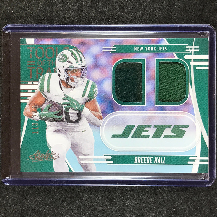 2025 Absolute Football BREECE HALL Tools of the Trade Jersey Double 113/249