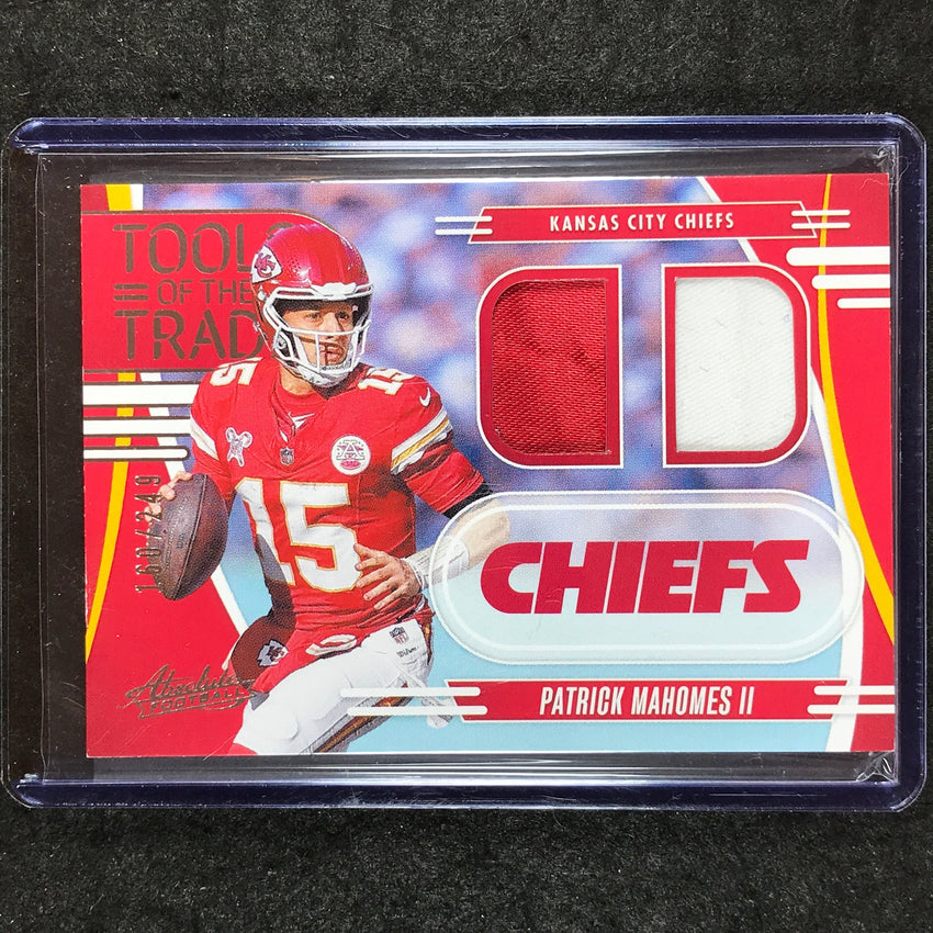 2025 Absolute PATRICK MAHOMES II Tools of the Trade Jersey Double 160/249