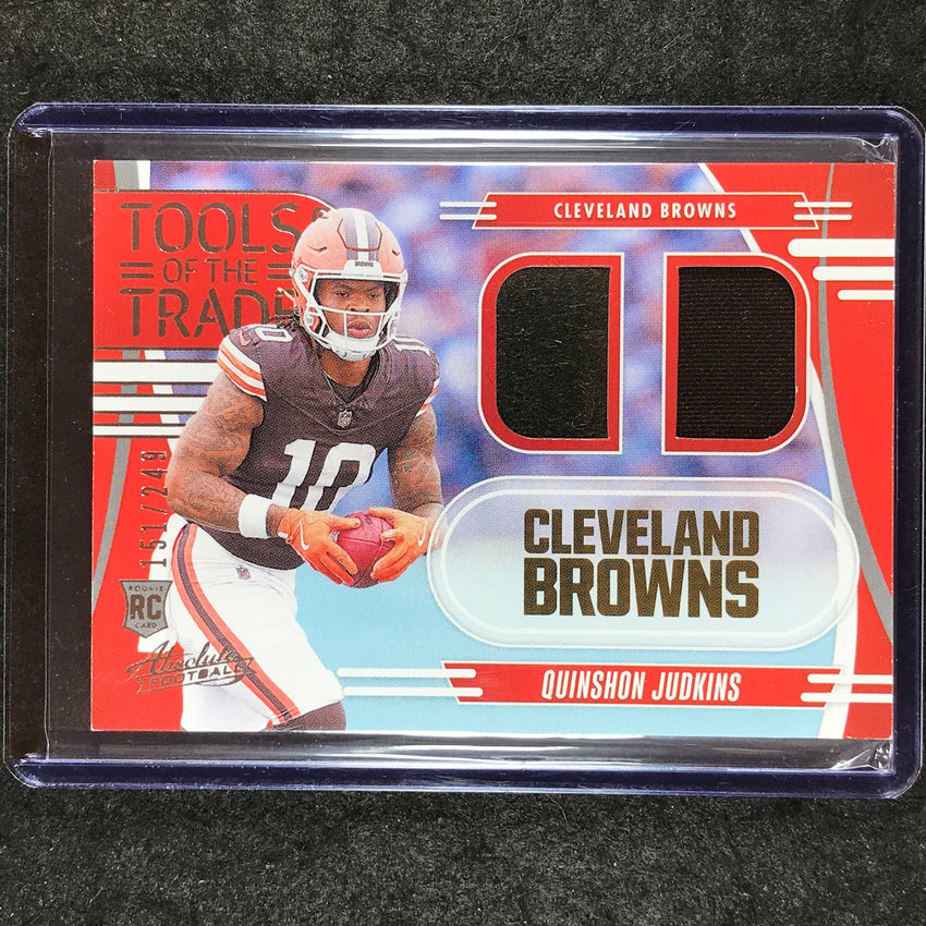 2025 Absolute QUINSHON JUDKINS Tools of the Trade Rookie Jersey Double 151/249