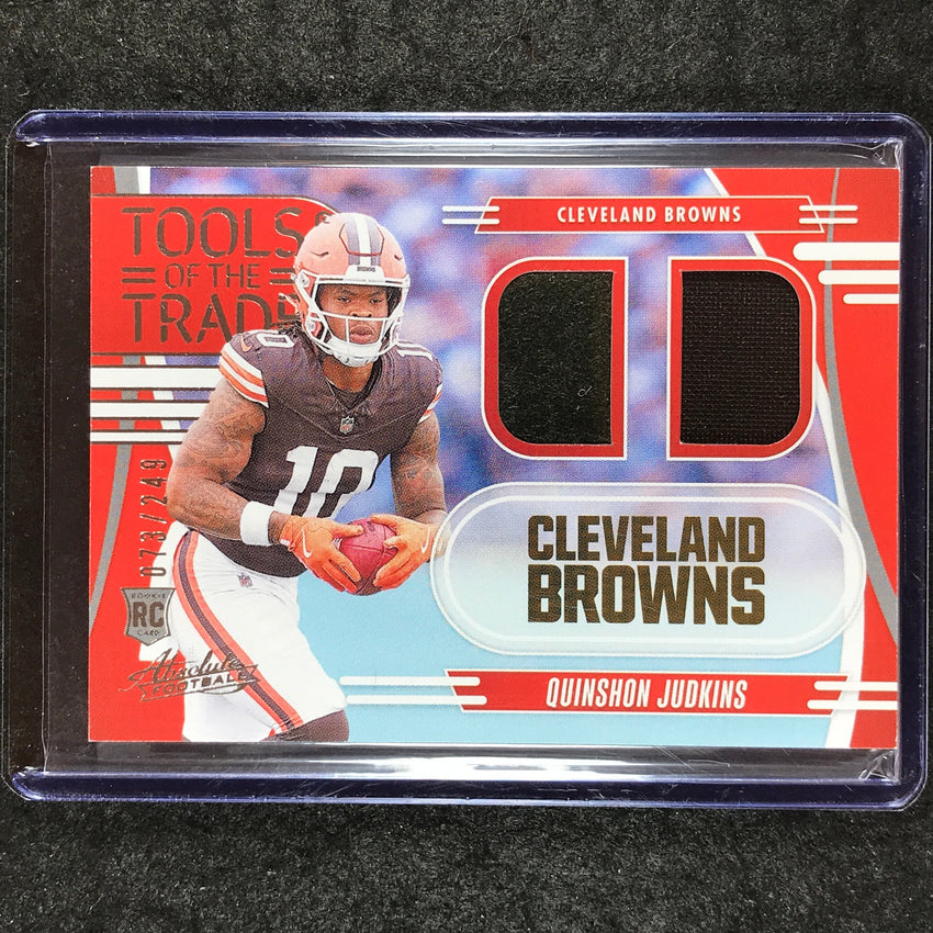 2025 Absolute QUINSHON JUDKINS Tools of the Trade Rookie Jersey Double 73/249