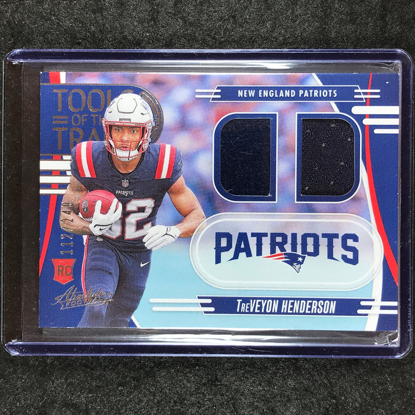 2025 Absolute TREVEYON HENDERSON Tools of the Trade Rookie Jersey Double 112/249