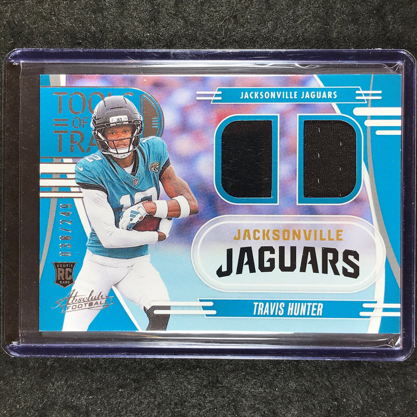 2025 Absolute TRAVIS HUNTER Tools of the Trade Rookie Jersey Double 38/249