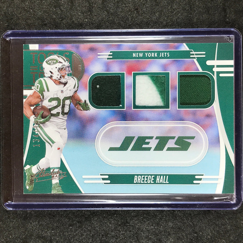 2025 Absolute Football BREECE HALL Tools of the Trade Jersey Triple 134/199