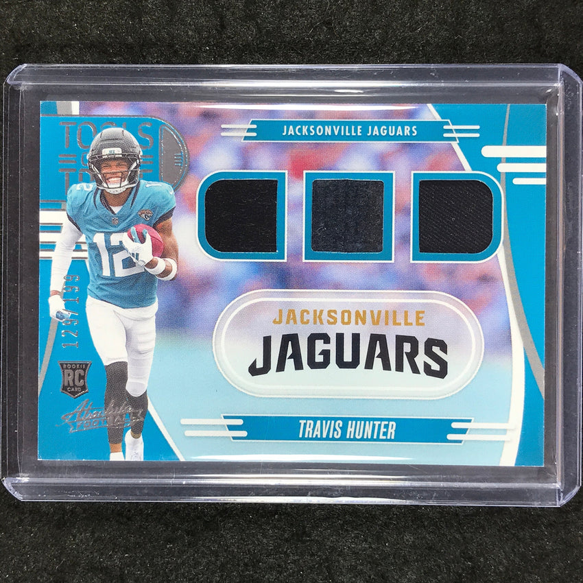 2025 Absolute TRAVIS HUNTER Tools of the Trade Rookie Jersey Triple 129/199