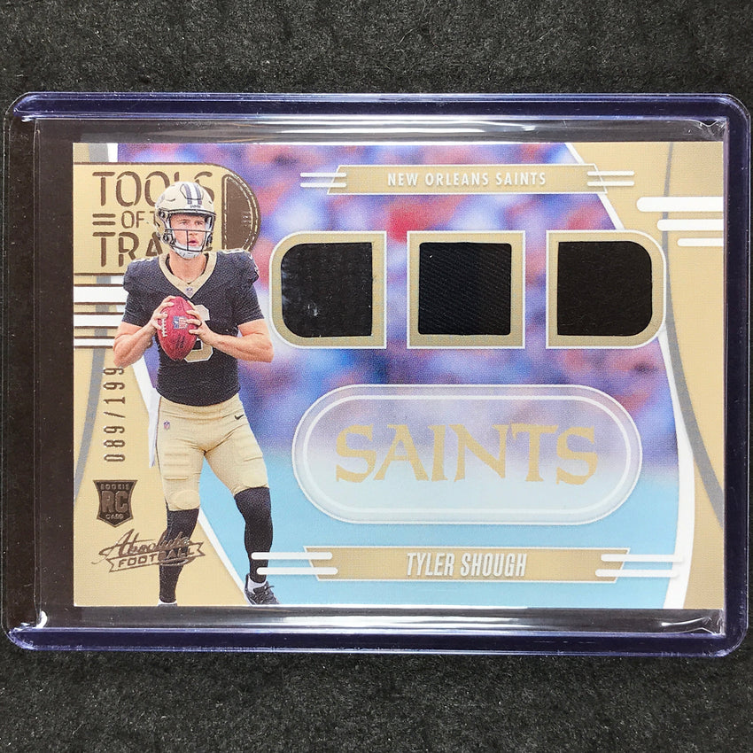 2025 Absolute TYLER SHOUGH Tools of the Trade Rookie Jersey Triple 89/199
