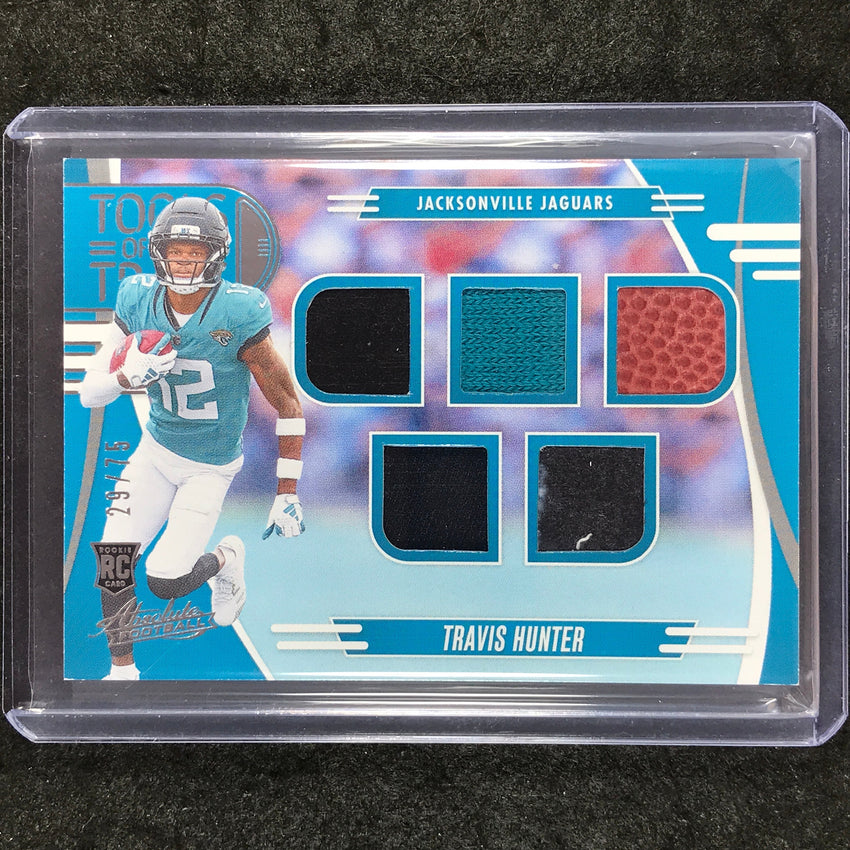 2025 Absolute Football TRAVIS HUNTER Tools of the Trade Rookie Jersey Five 29/75