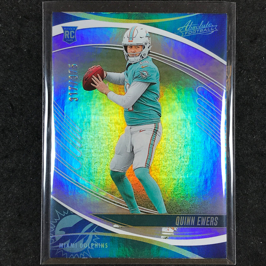 2025 Absolute Football QUINN EWERS Rookie Base Silver Spectrum /375 #170