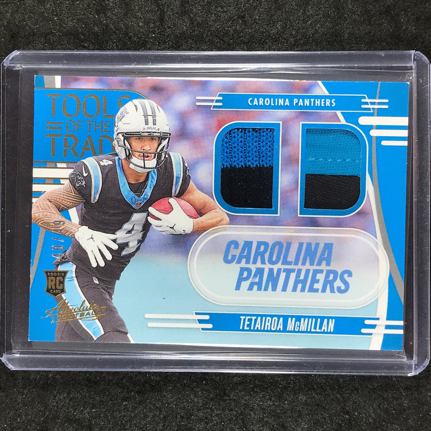2025 Absolute TETAIROA MCMILLAN Tools of the Trade Rookie Patch Double 40/49