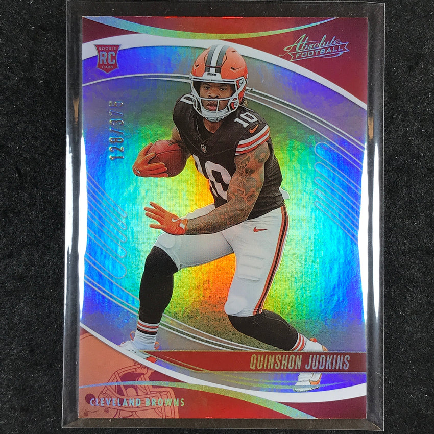 2025 Absolute Football QUINSHON JUDKINS Rookie Base Silver Spectrum /375 #171
