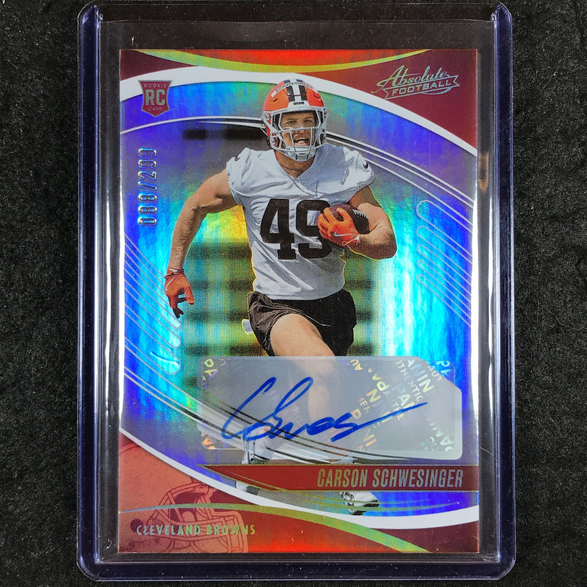2025 Absolute CARSON SCHWESINGER Signature Rookies Auto Spectrum 88/299 #112