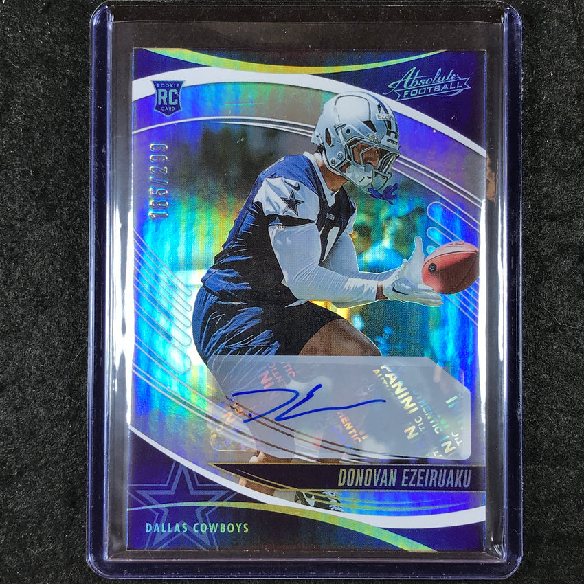 2025 Absolute DONOVAN EZEIRUAKU Signature Rookies Auto Spectrum 185/299 #119
