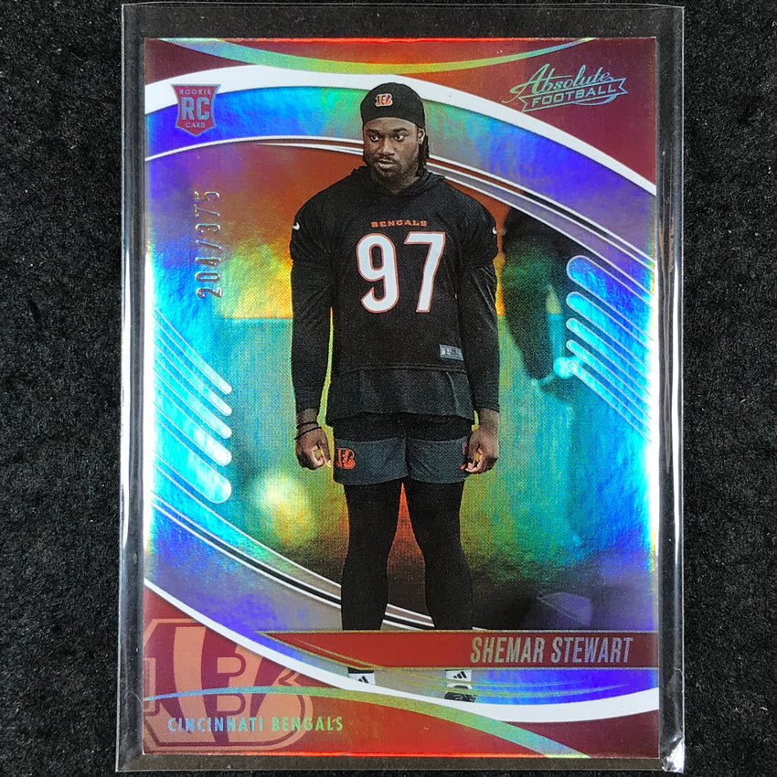 2025 Absolute Football SHEMAR STEWART Rookie Base Silver Spectrum /375 #179