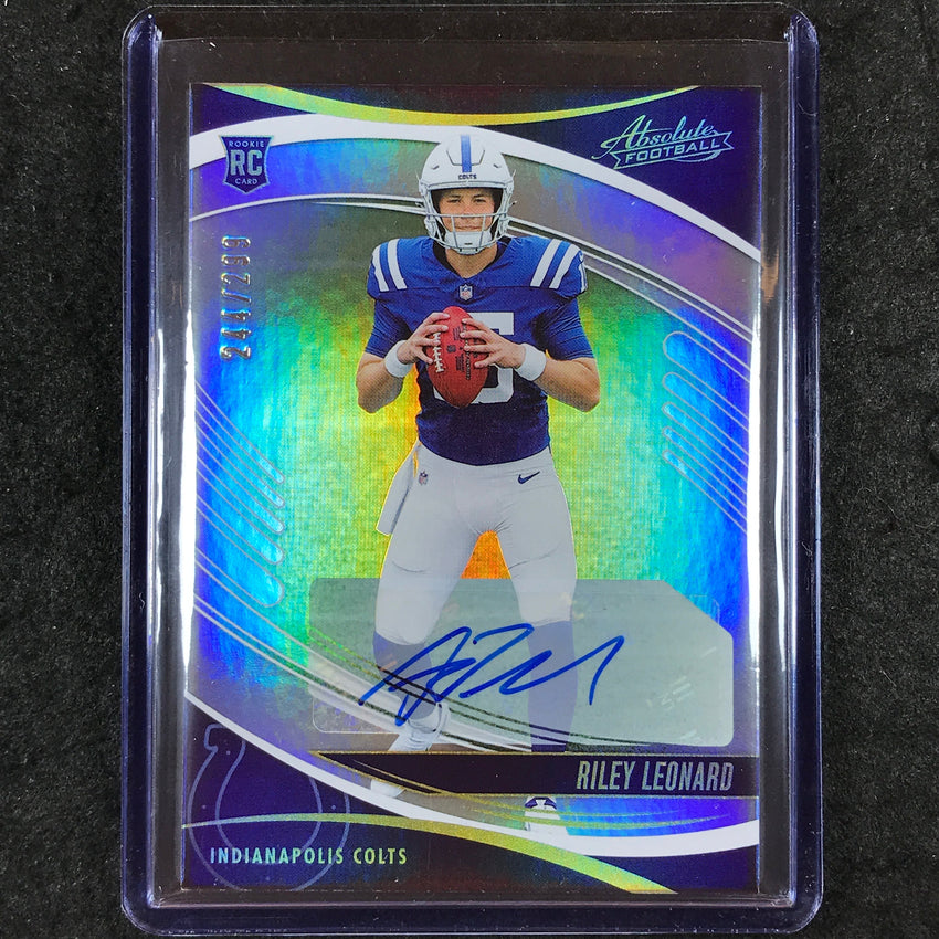 2025 Absolute RILEY LEONARD Signature Rookies Auto Spectrum 244/299 #172