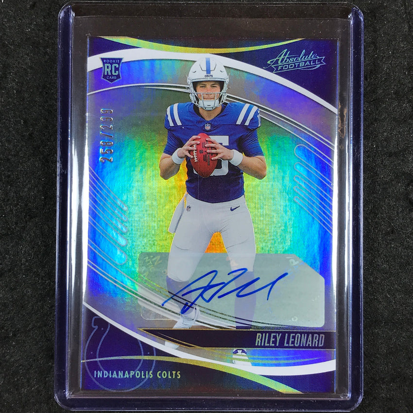 2025 Absolute RILEY LEONARD Signature Rookies Auto Spectrum 258/299 #172