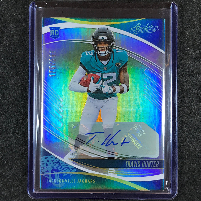 2025 Absolute TRAVIS HUNTER Signature Rookies Auto Spectrum 175/299 #186