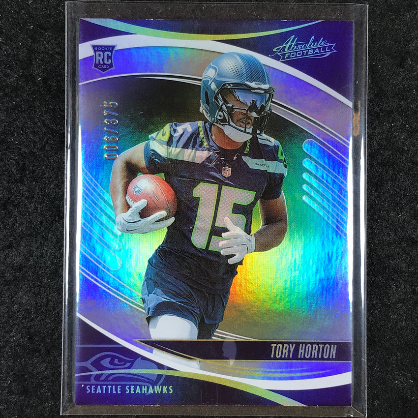 2025 Absolute Football TORY HORTON Rookie Base Silver Spectrum /375 #185