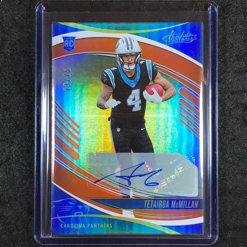 2025 Absolute TETAIROA MCMILLAN Signature Rookies Auto Orange 13/75 #183