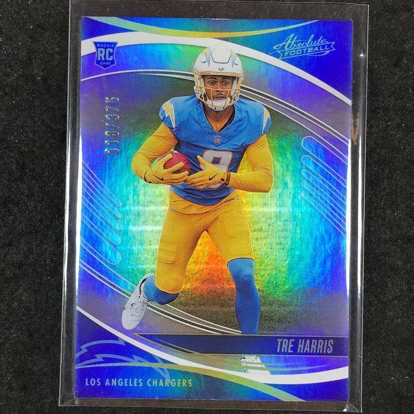 2025 Absolute Football TRE HARRIS Rookie Base Silver Spectrum /375 #187