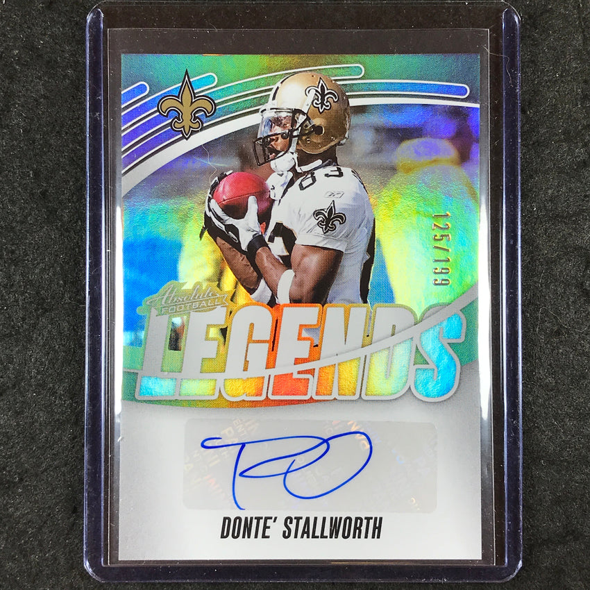 2025 Absolute DONTE' STALLWORTH Absolute Legends Signatures Auto 125/199