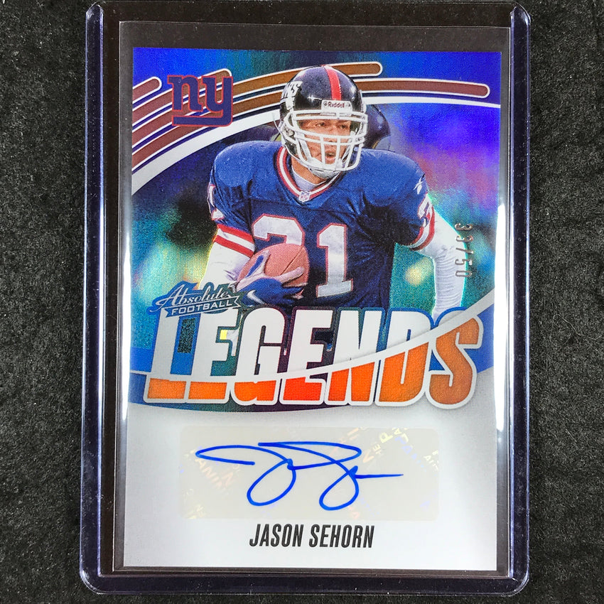 2025 Absolute JASON SEHORN Absolute Legends Signatures Auto Orange 33/50