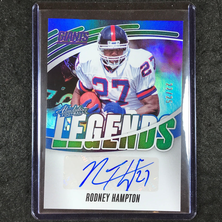 2025 Absolute RODNEY HAMPTON Absolute Legends Signatures Auto Green 22/25
