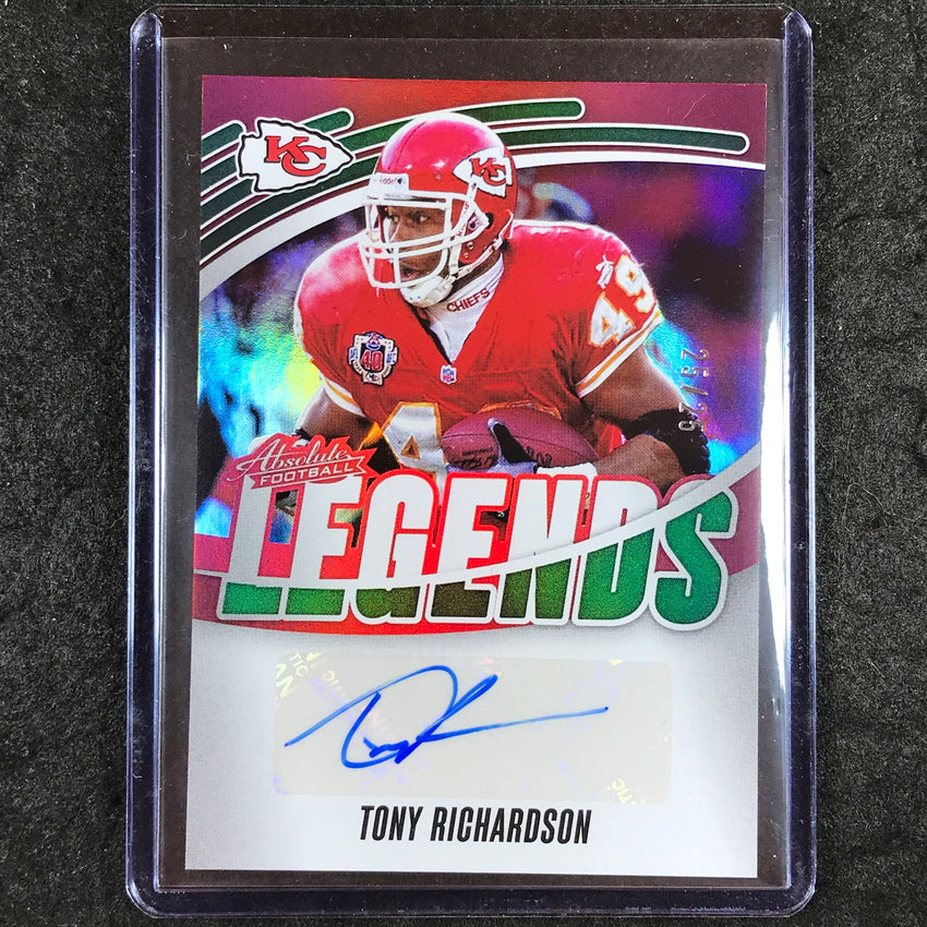 2025 Absolute TONY RICHARDSON Absolute Legends Signatures Auto Green 25/25