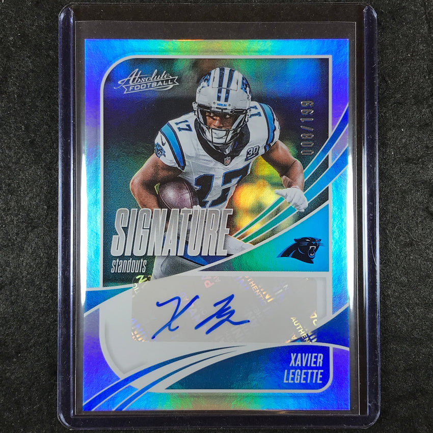 2025 Absolute Football XAVIER LEGETTE Signature Standouts Auto Silver 8/199