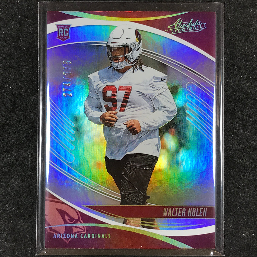 2025 Absolute Football WALTER NOLEN Rookie Base Silver Spectrum /375 #196