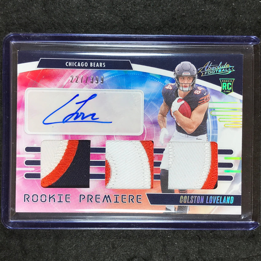 2025 Absolute COLSTON LOVELAND Rookie Premiere Materials Patch Auto 227/399