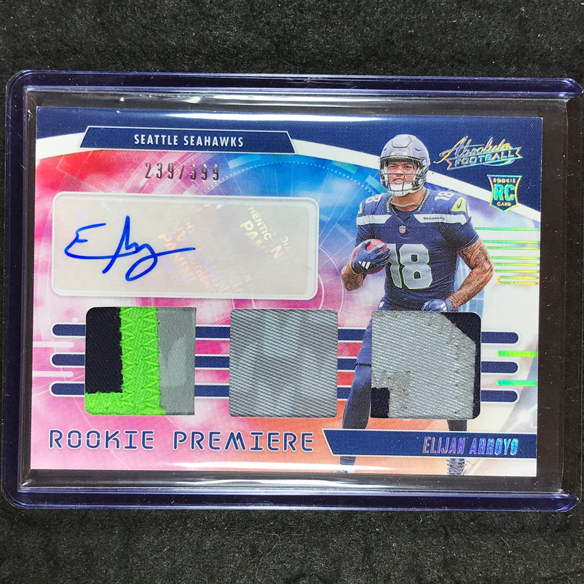 2025 Absolute ELIJAH ARROYO Rookie Premiere Materials Patch Auto 239/399