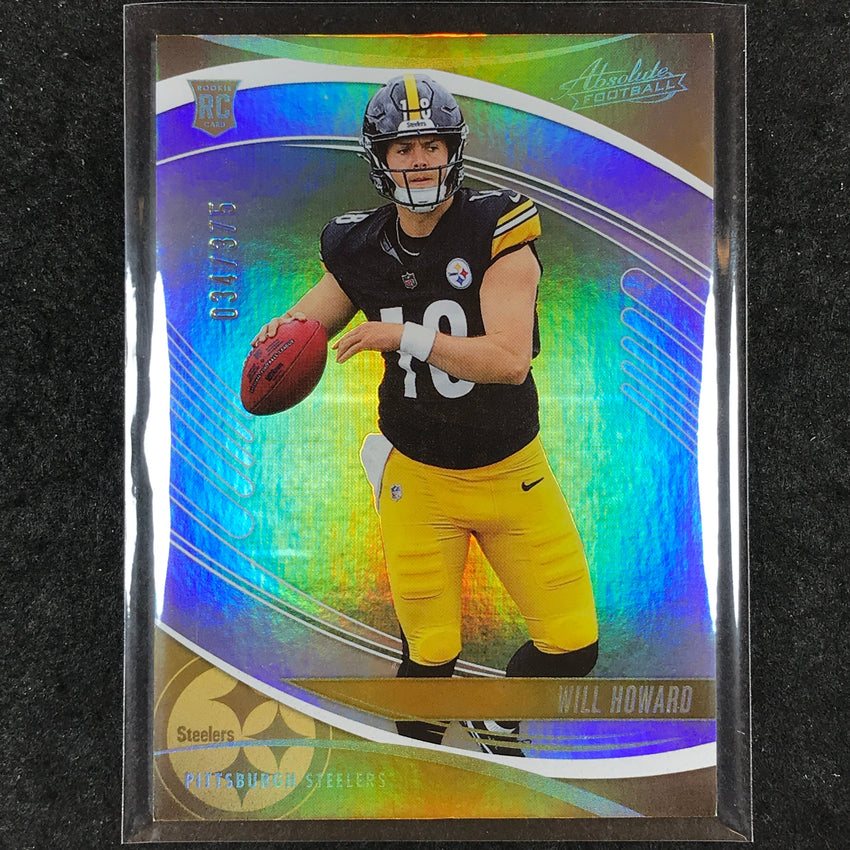 2025 Absolute Football WILL HOWARD Rookie Base Silver Spectrum /375 #197