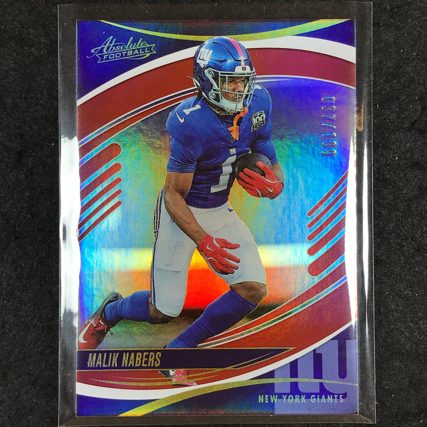 2025 Absolute Football MALIK NABERS Base Red Spectrum /199 #1