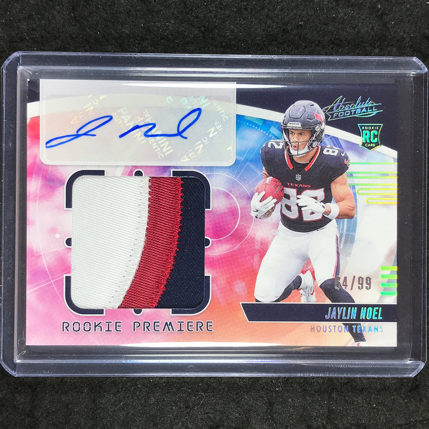 2025 Absolute JAYLIN NOEL Rookie Premiere Materials Patch Auto Jumbo 64/99