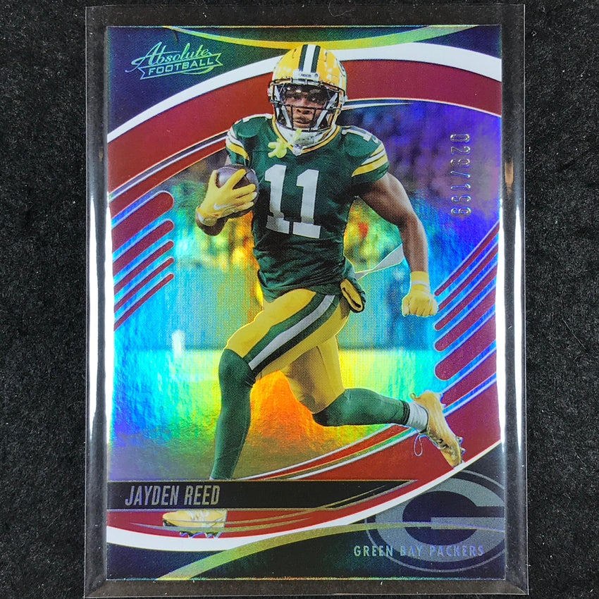 2025 Absolute Football JAYDEN REED Base Red Spectrum /199 #26