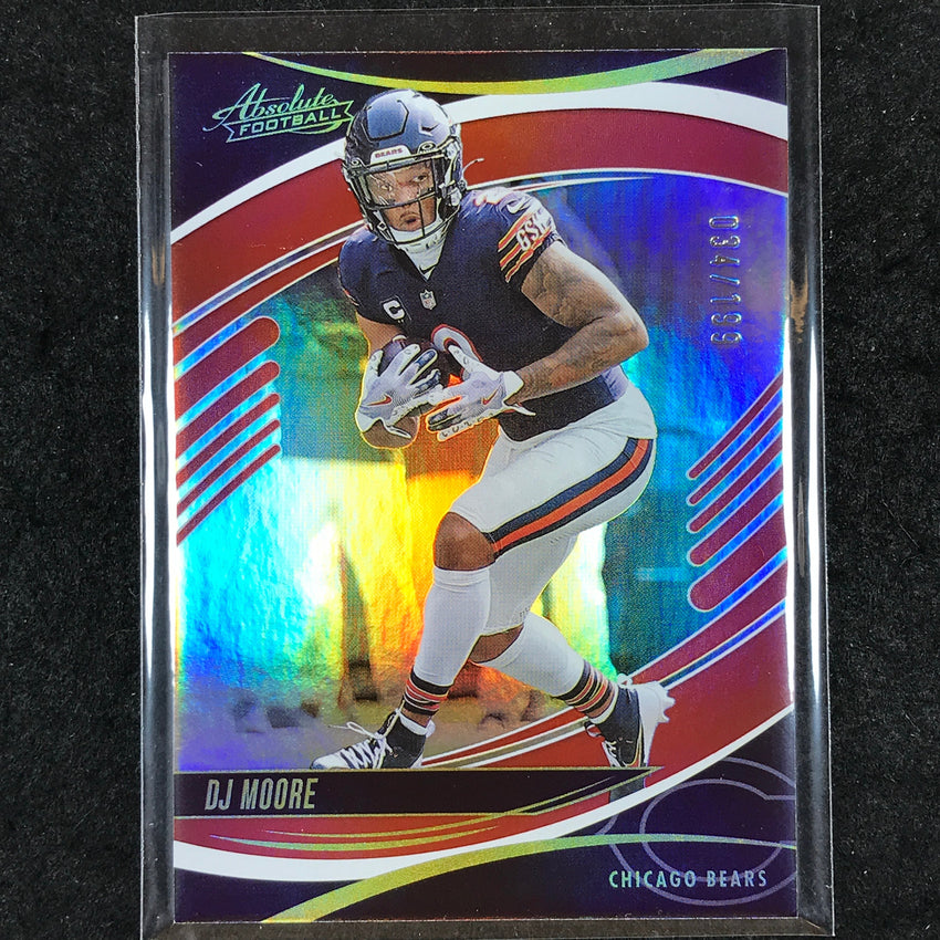 2025 Absolute Football DJ MOORE Base Red Spectrum /199 #30