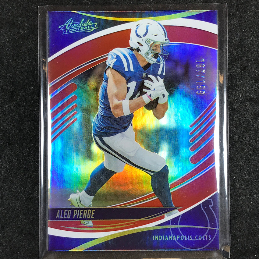 2025 Absolute Football ALEC PIERCE Base Red Spectrum /199 #34
