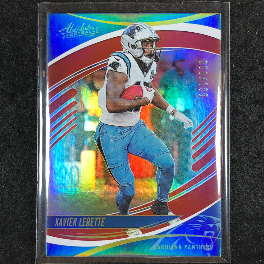 2025 Absolute Football XAVIER LEGETTE Base Red Spectrum /199 #38