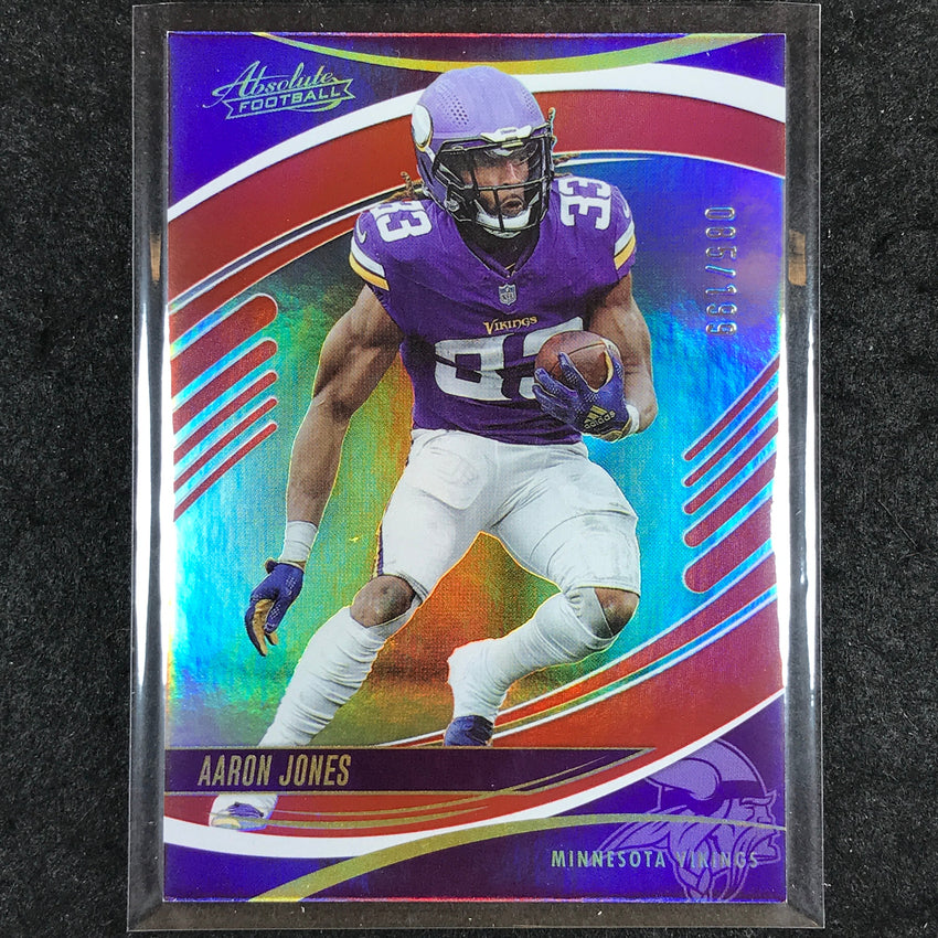 2025 Absolute Football AARON JONES Base Red Spectrum /199 #40