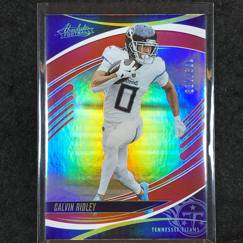 2025 Absolute Football CALVIN RIDLEY Base Red Spectrum /199 #52